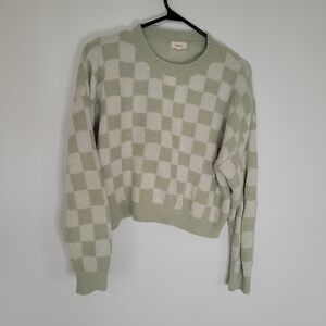 Debut Knit Cropped Sqeater size large